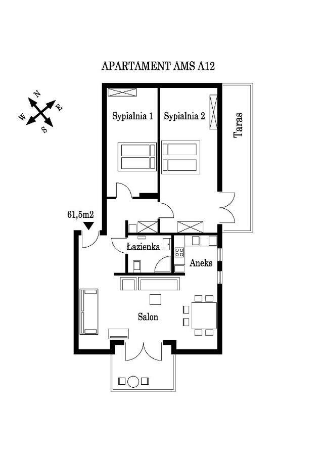 شقة Apartament Ams A12 ريفال المظهر الخارجي الصورة